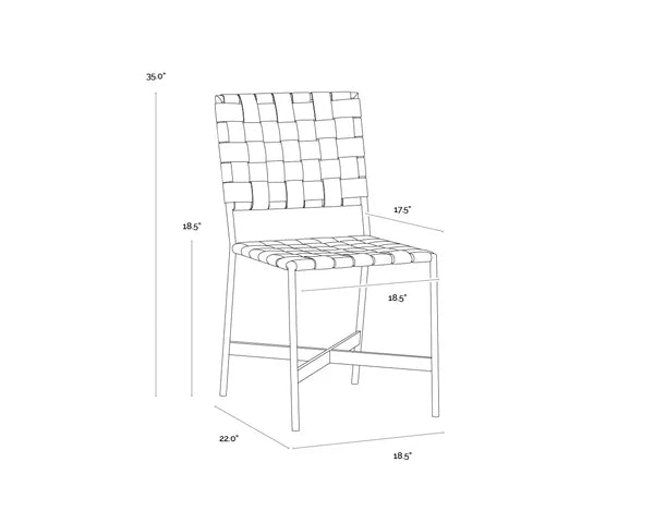 Omar Dining Chair - set of 2 FURNITURE - dining chair Sunpan