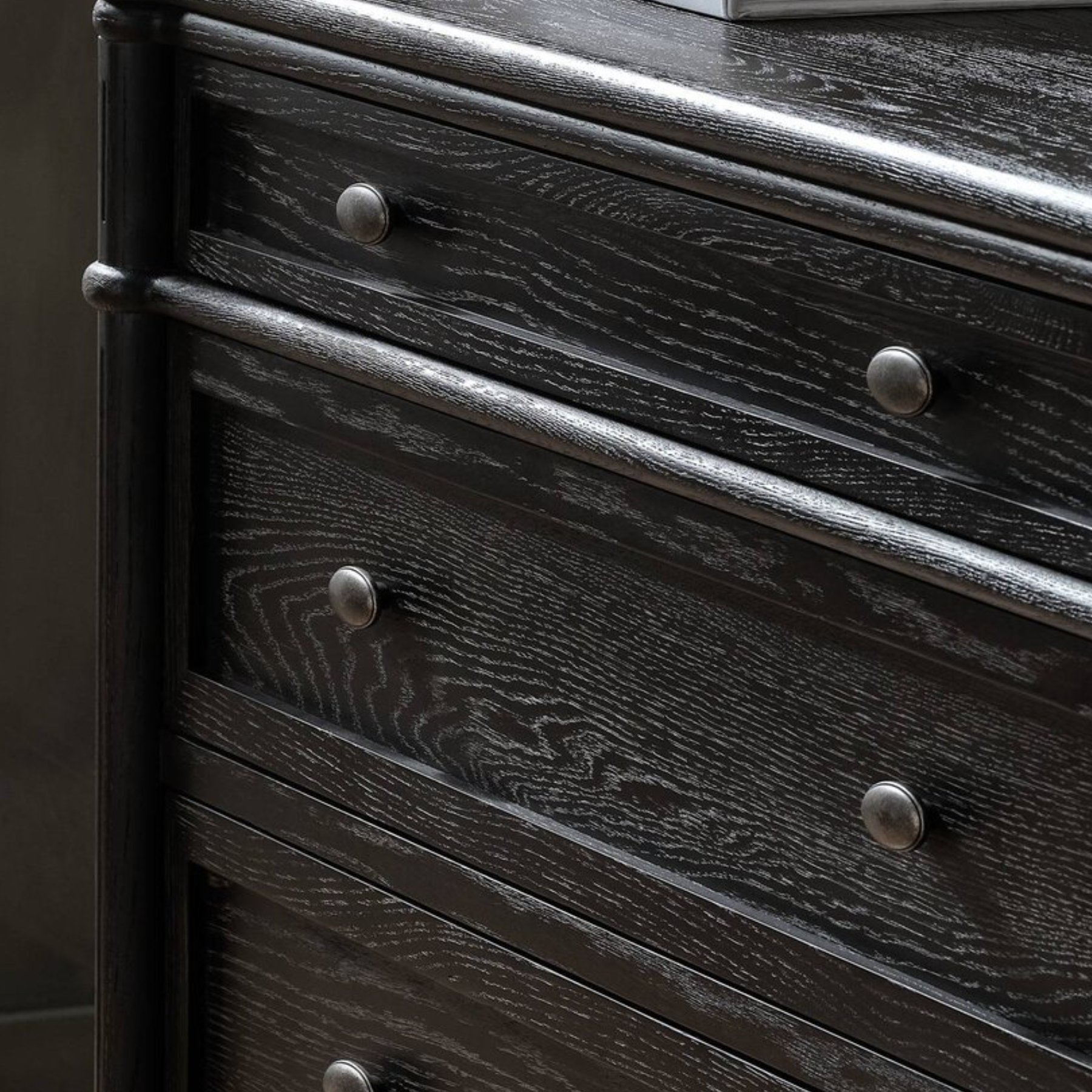 Toulouse Dresser - Distressed Black - Rug & Weave