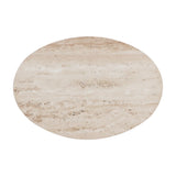 Rasha End Table - Oval 5 - a- FURNITURE - accent table - wood Sunpan