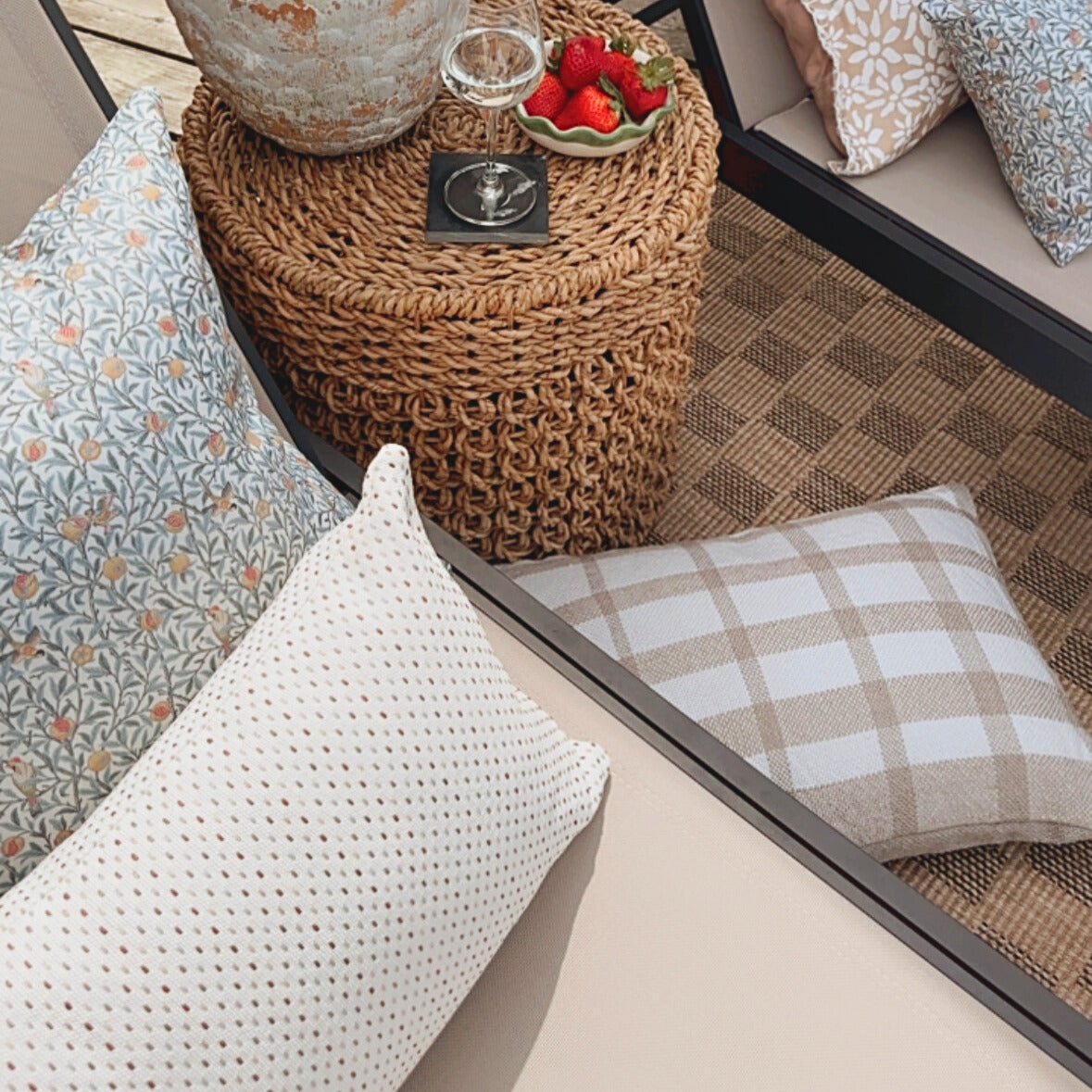 Palila Outdoor Pillow 0-b-1-All New Rug & Weave Pillows