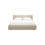 Cello Queen Storage Bed - Lana Sand 13 - FURNITURE - bed EQ3