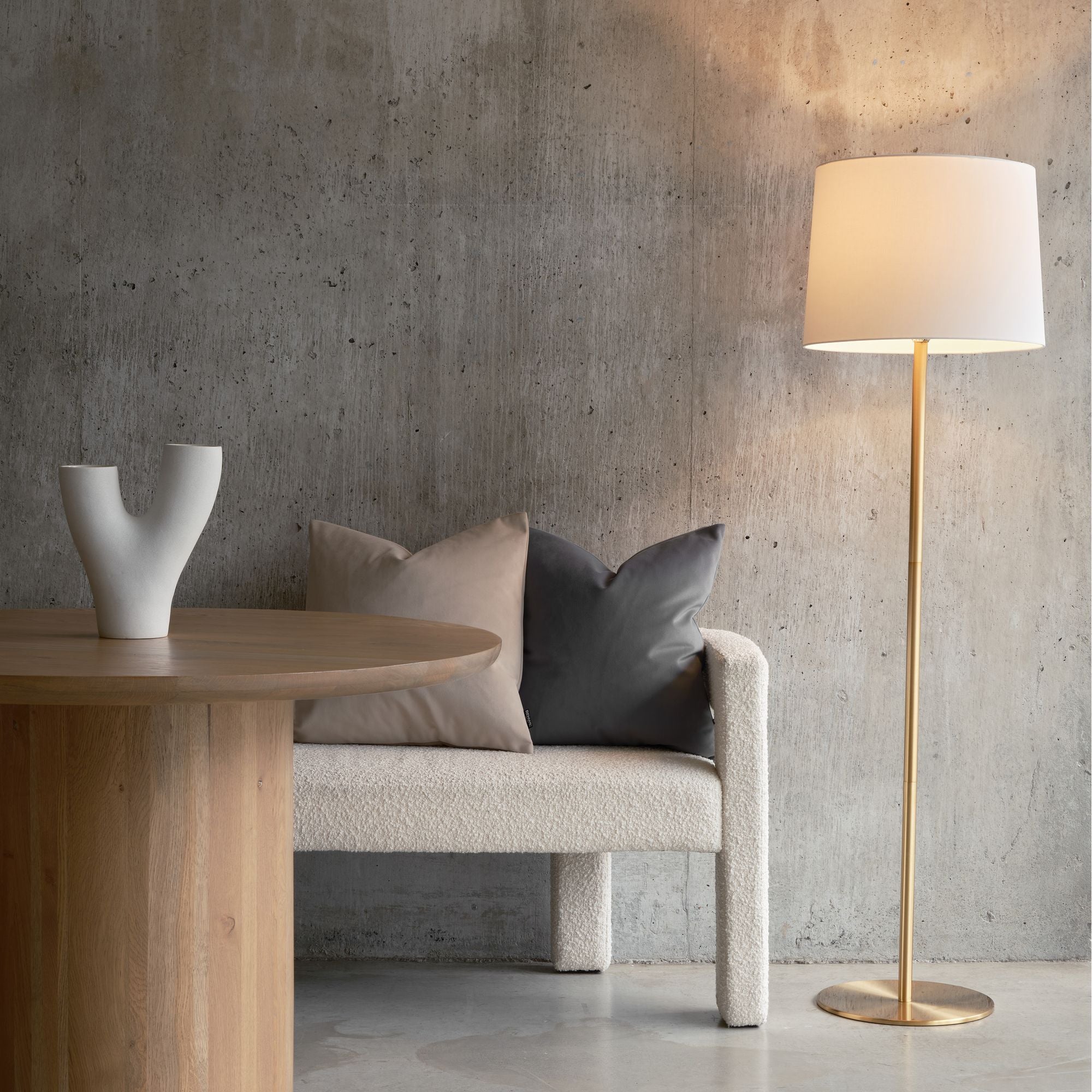 Addison Brass Floor Lamp Floor Lamps Renwil