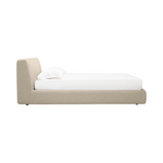 Cello Queen Storage Bed - Lana Sand 13 - FURNITURE - bed EQ3