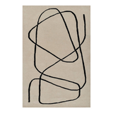 Siena Black / White Rug 0-rugs-wool Momeni