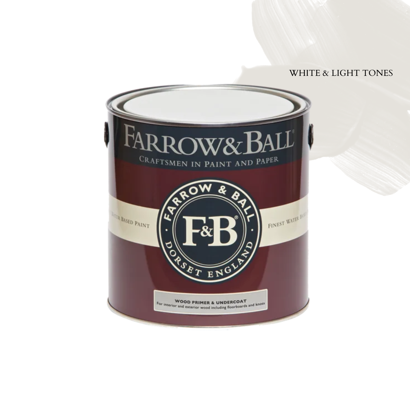 OVERSTOCK PAINT - Farrow & Ball Wood Primer and Undercoat PAINT - in store Farrow & Ball White & Light Tones