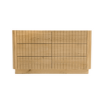 Penelope 6 Drawer Dresser Moe's Furniture Natural Oak