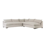 Grace 3-Piece Sectional 2 - FURNITURE - sectional Four Hands Ashby Oatmeal