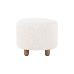 Ainsley Ottoman Round ottoman Four Hands Andes Natural