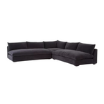 Grace 3-Piece Sectional 2 - FURNITURE - sectional Four Hands Henry Charcoal