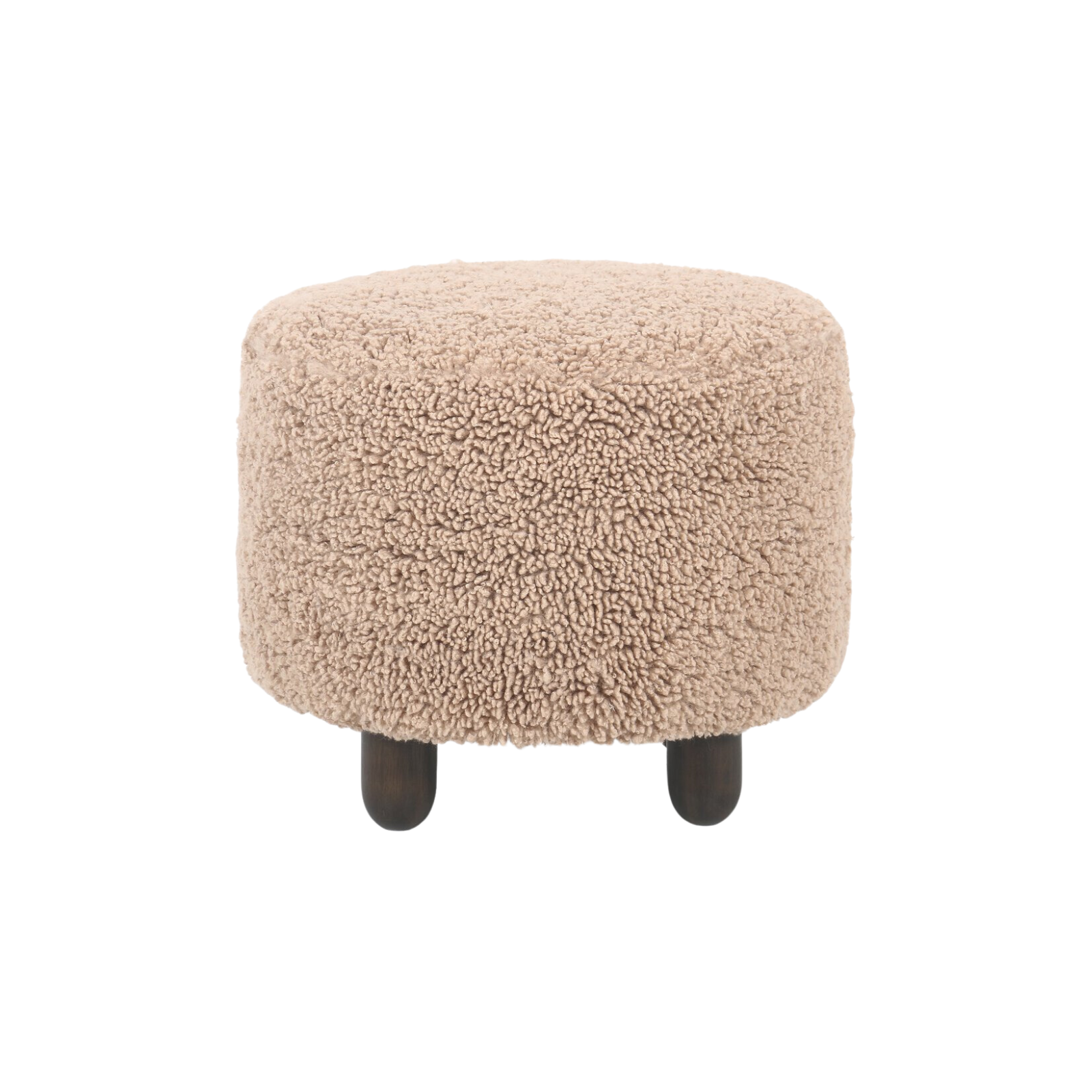 Ainsley Ottoman Round ottoman Four Hands Andes Toast