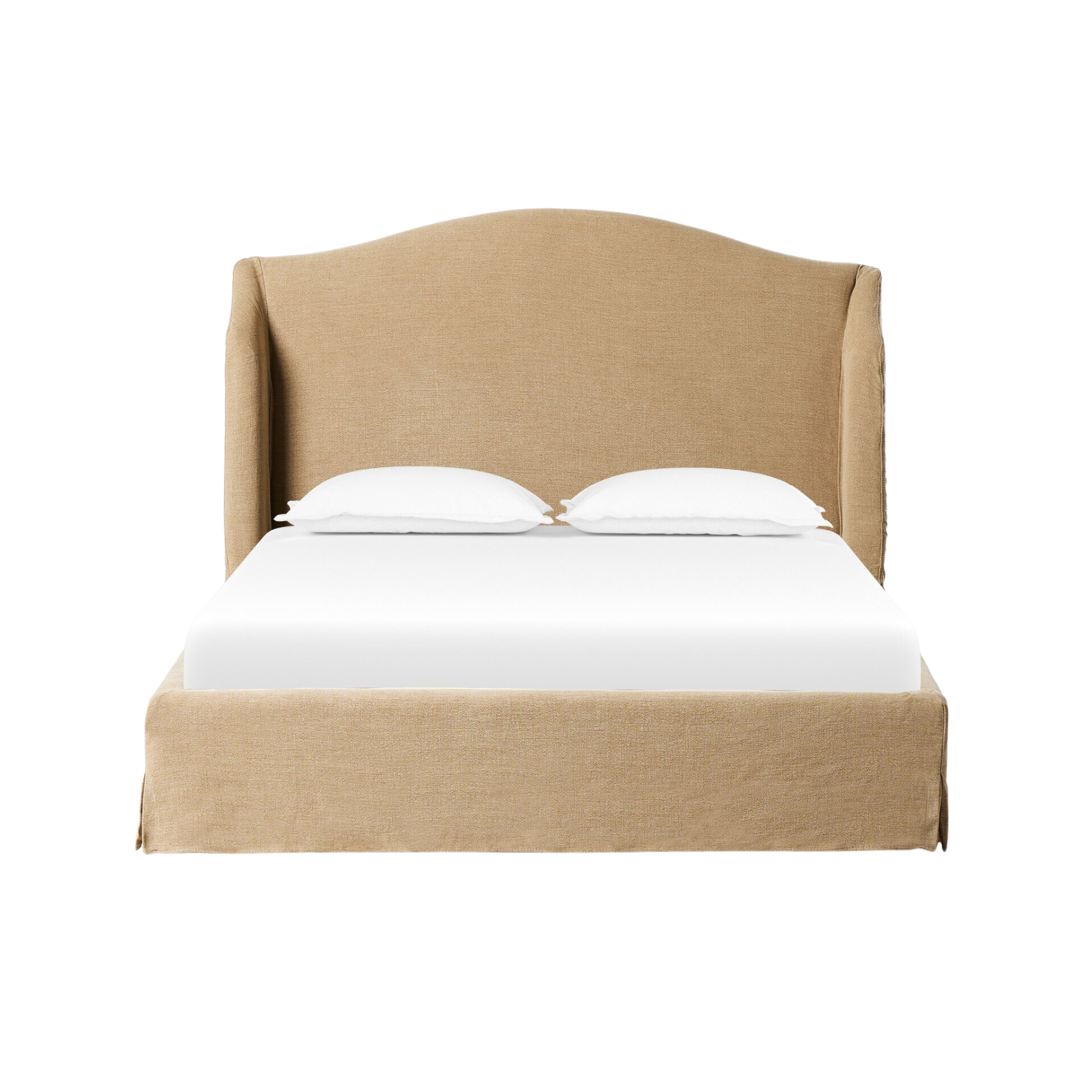 Mary Slipcover Bed 13 - FURNITURE - bed Four Hands Queen Broadway Canvas