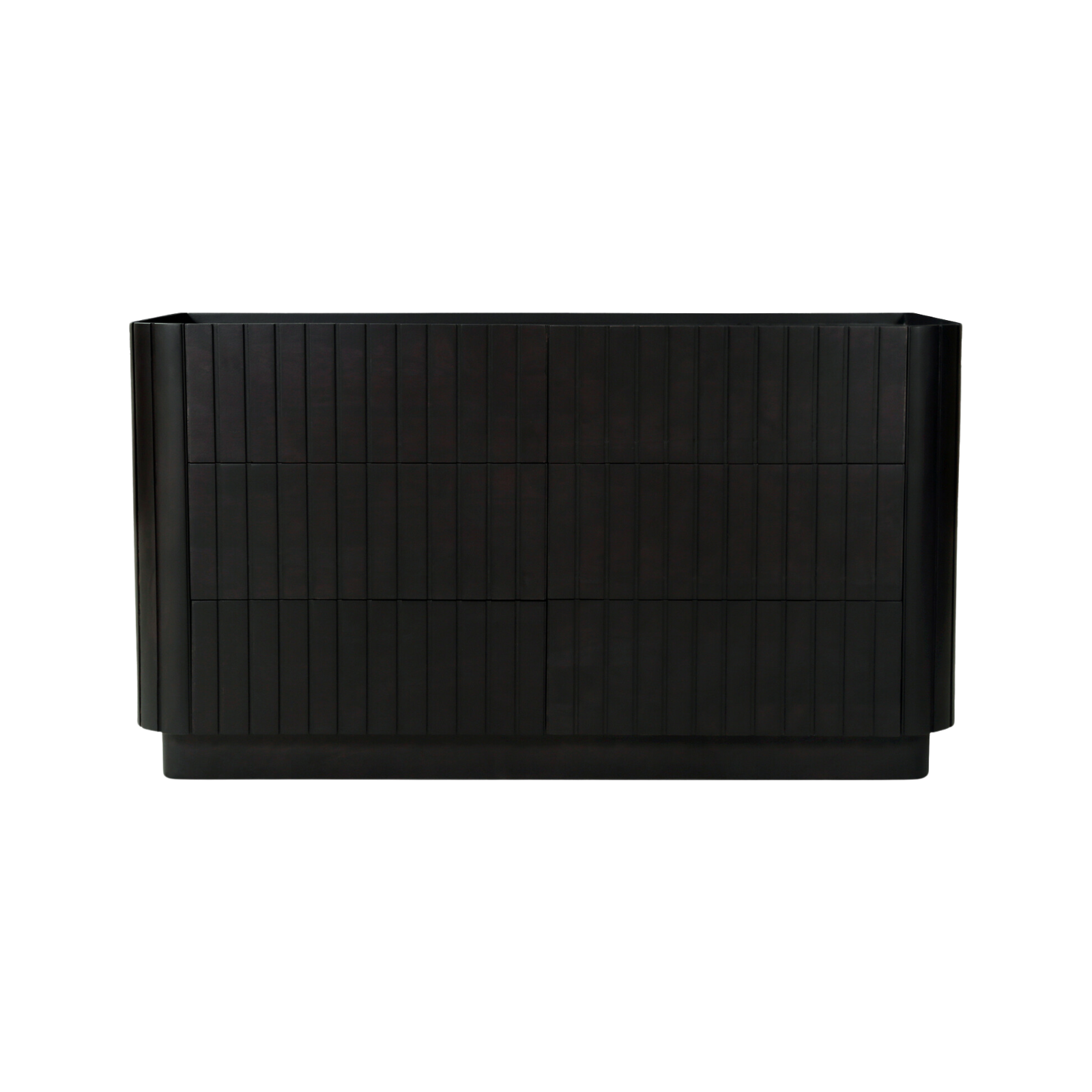 Penelope 6 Drawer Dresser Moe's Furniture Black Oak