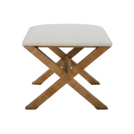 FLOOR MODEL - Taffeta Small Bench FURNITURE - floor model Uttermost