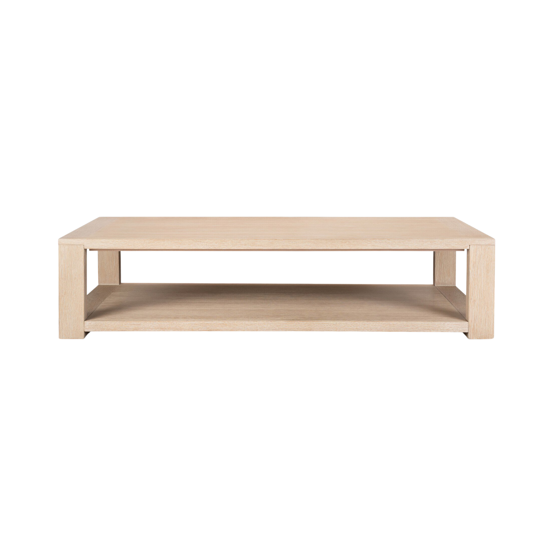 Twilla Coffee Table Coffee Tables Four Hands Bleached Oak Veneer