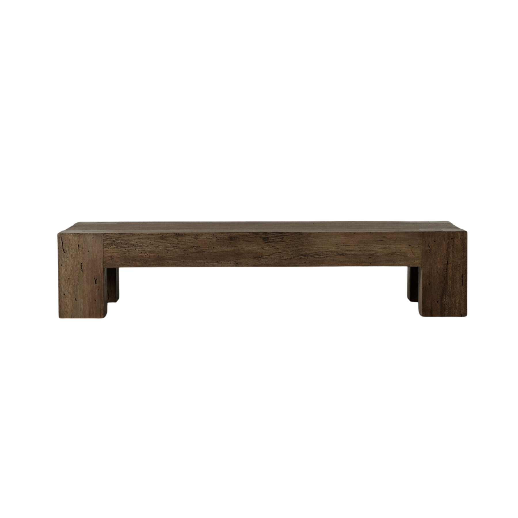 Amos Rectangular Coffee Table 4 - a - FURNITURE - Coffee Table Four Hands Ebony Oak
