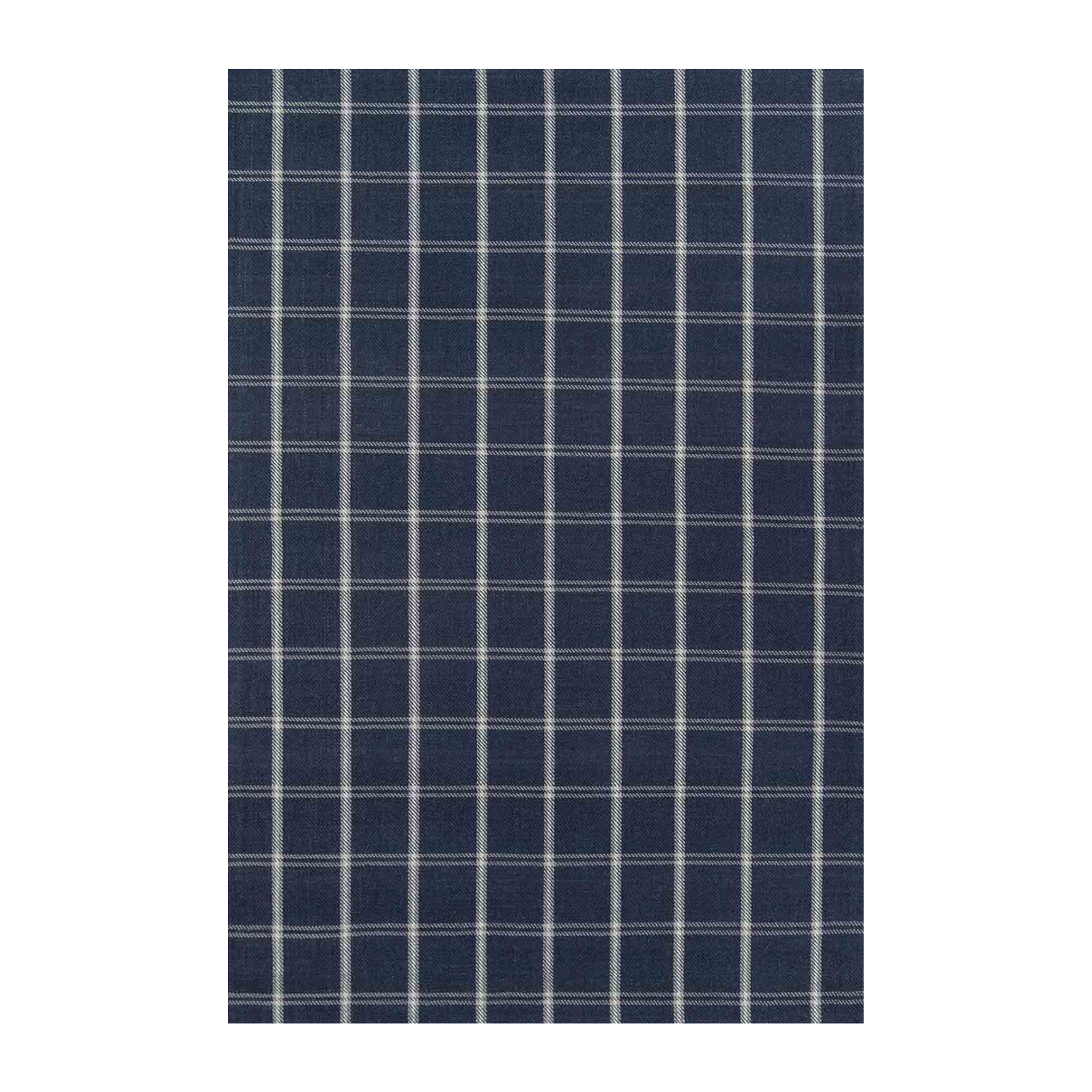 Marlby Plaid Navy Rug 0-rugs-wool Momeni