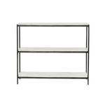 Kyren Small Console Table Console Tables Four Hands Hammered Grey