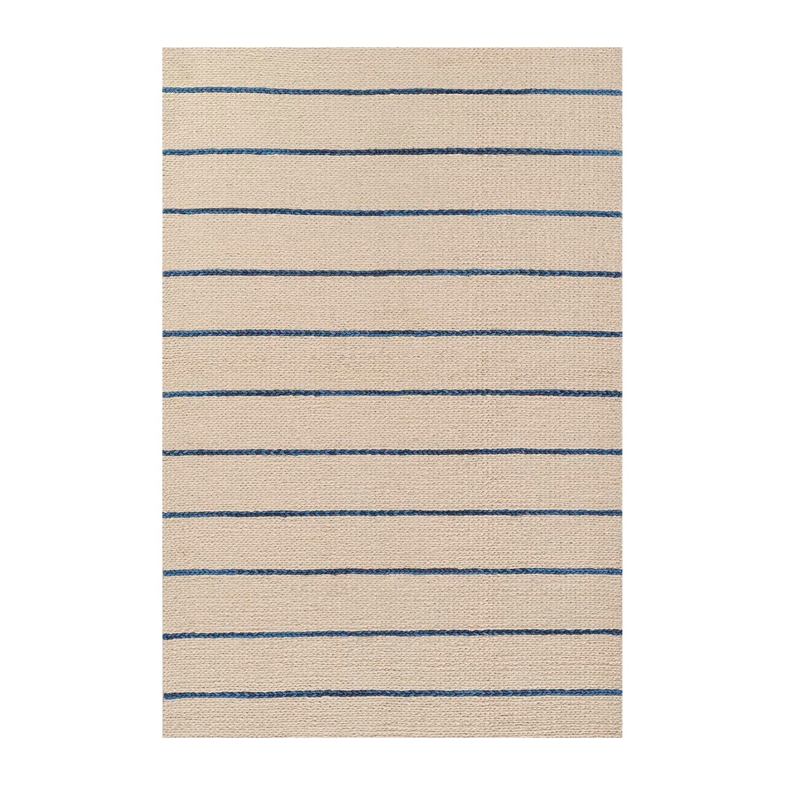 Strand Ivory / Blue Rug 0-rugs-wool Momeni
