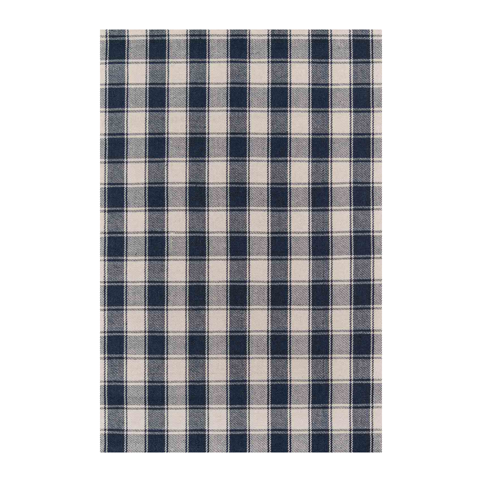 Marlby Tartan Navy Rug 0-rugs-wool Momeni