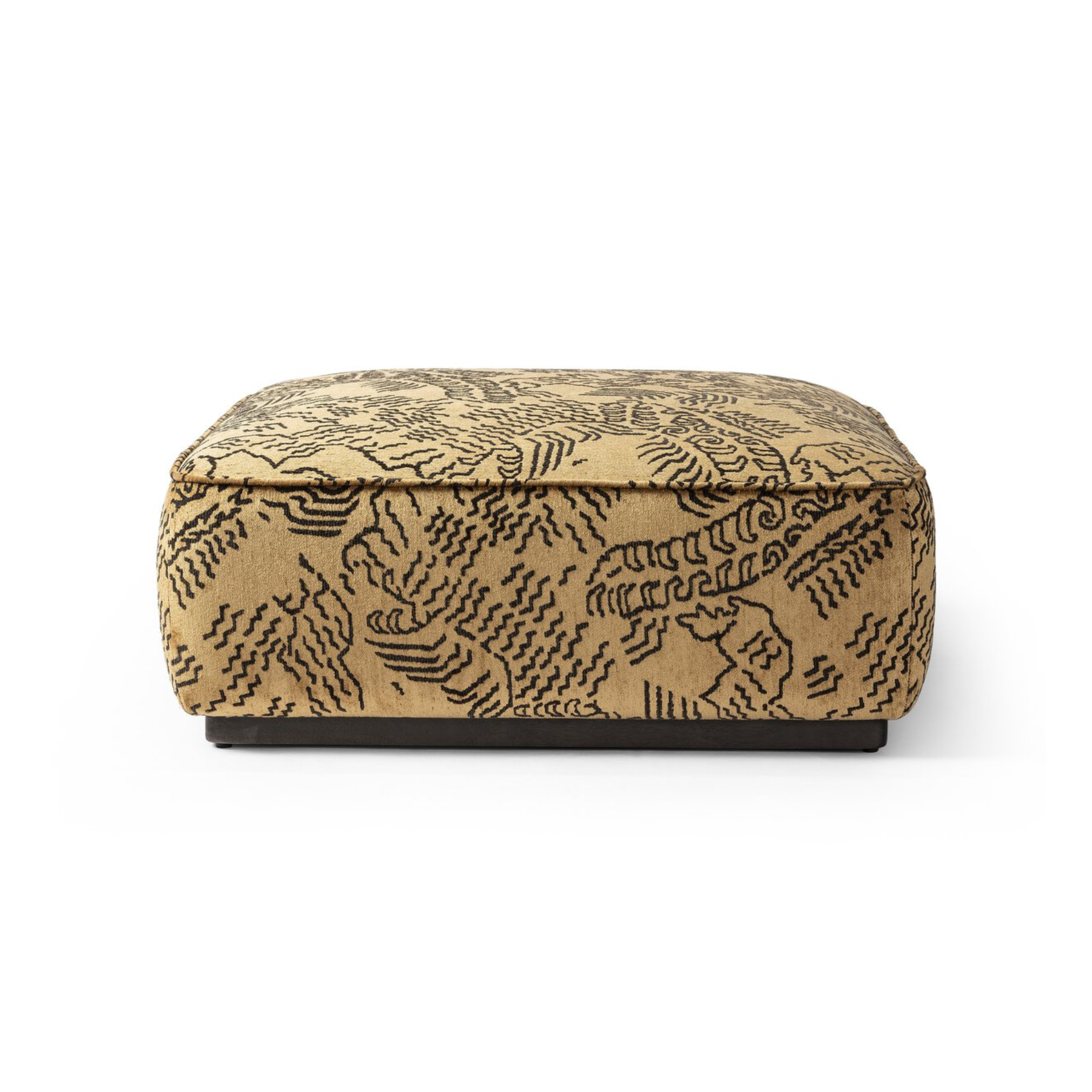 Sinclair Square Ottoman-36" FURNITURE - ottoman Four Hands Balkan Ochre