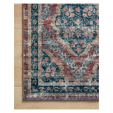 Rifle Paper Co. x Loloi Courtyard Chateau Red Rug 3-patterned rugs Loloi