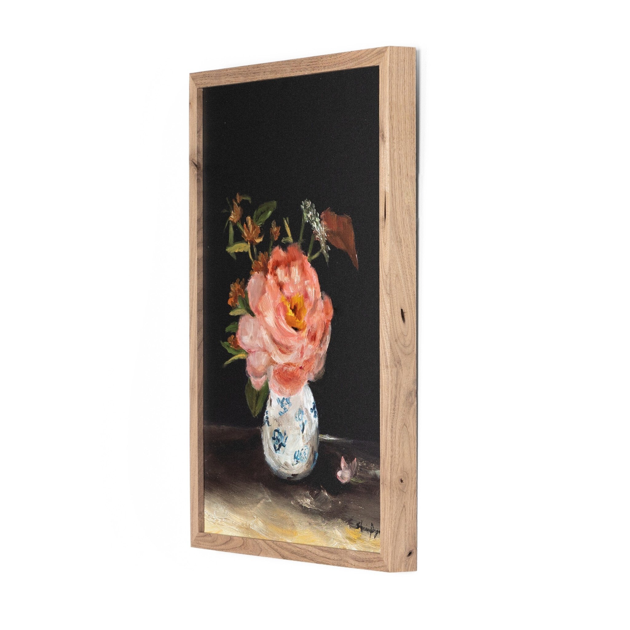 "Pink Peony" by Shaina Page ARTWORK - framed print Four Hands