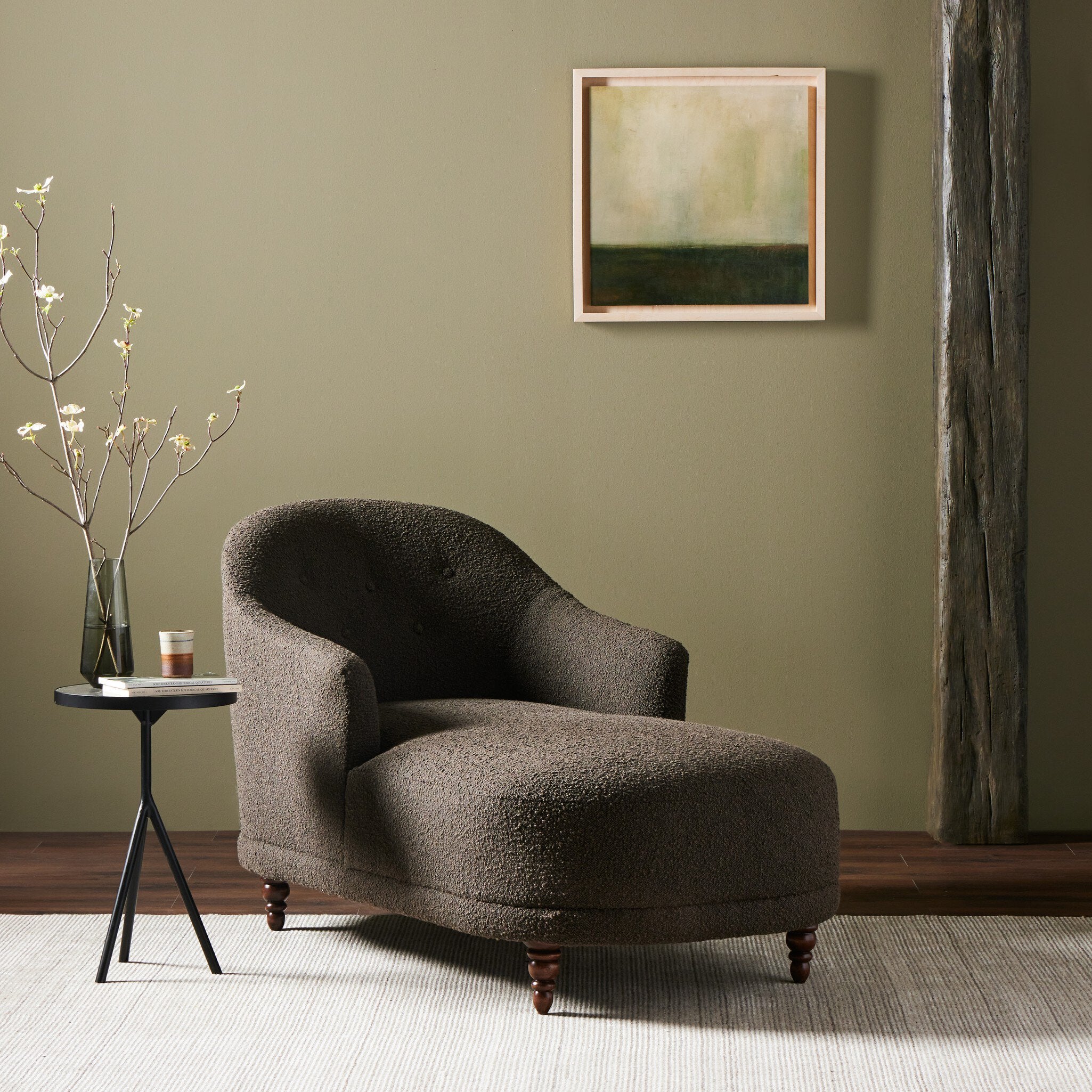 Marnie Chaise Lounge FURNITURE - chaise Four Hands
