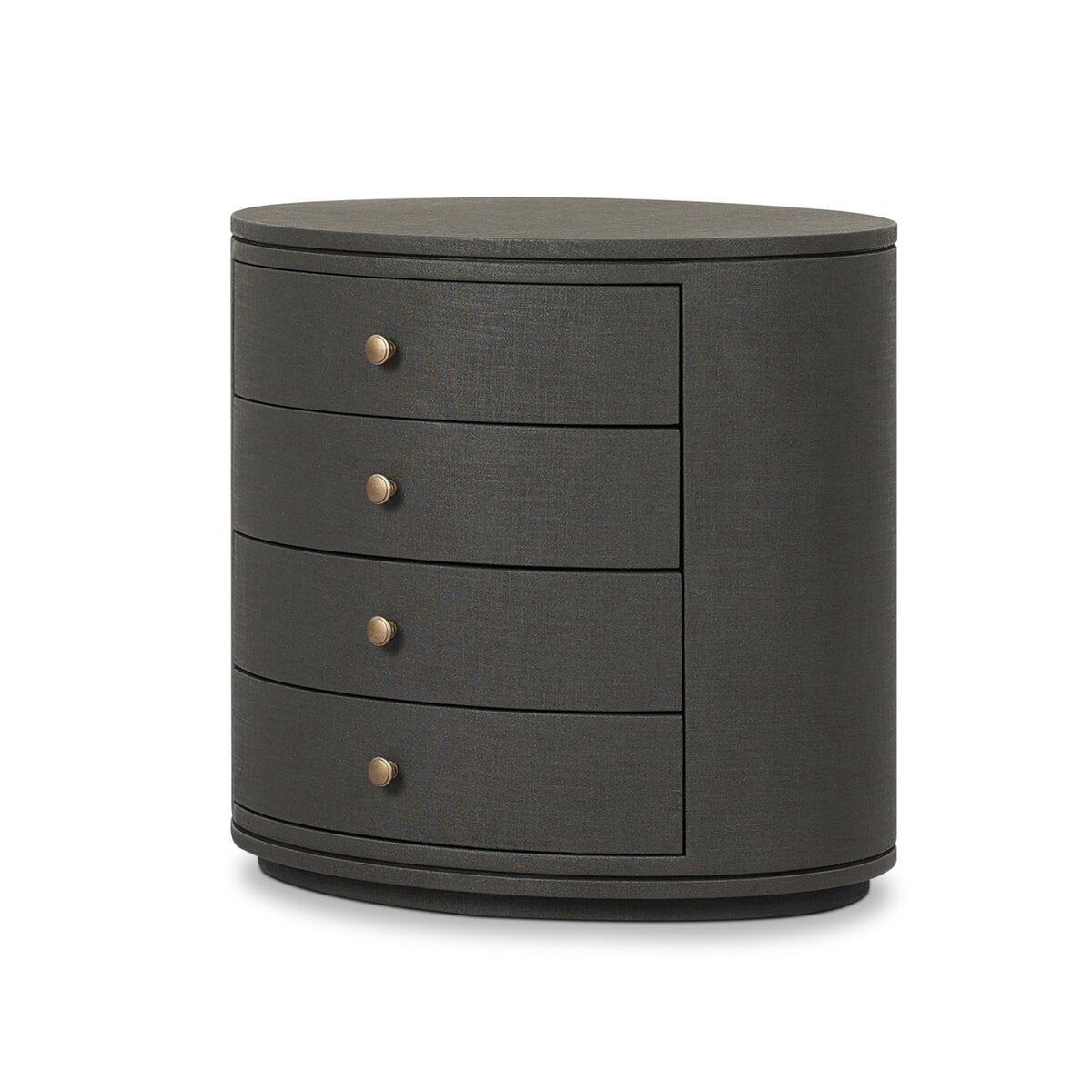 Amelia Oval Nightstand FURNITURE - nightstand Four Hands