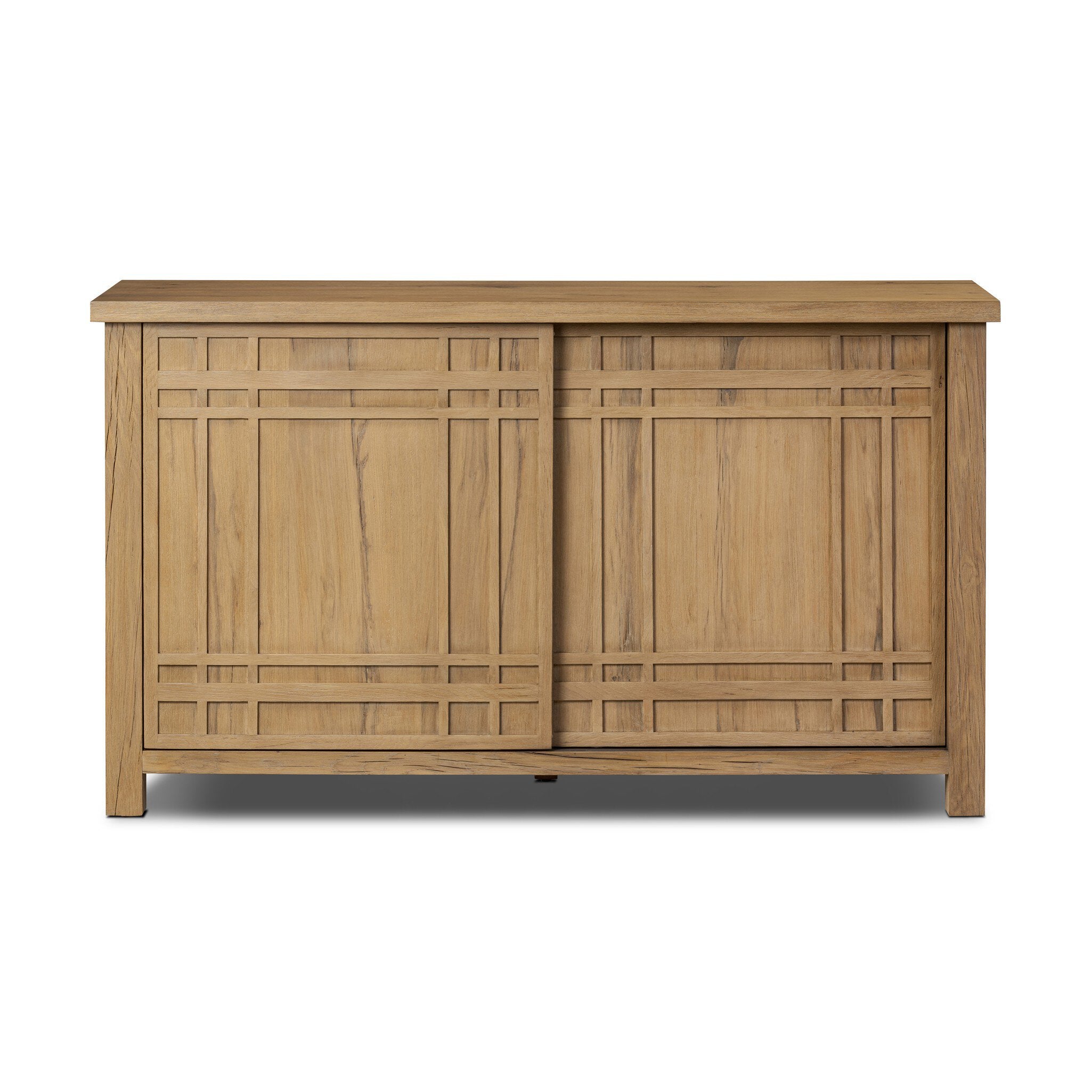 Kashton Sideboard FURNITURE - sideboard Four Hands Aged Smoked Oak Veneer