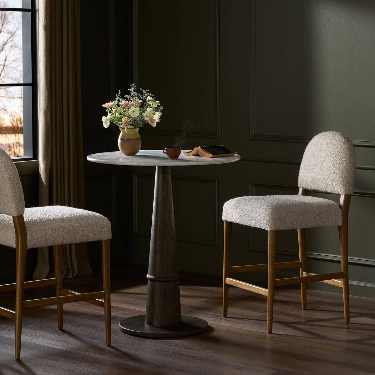 TRICAR - FLOOR MODEL - Abilene Counter Stool - set of 3 FURNITURE - floor model Four Hands
