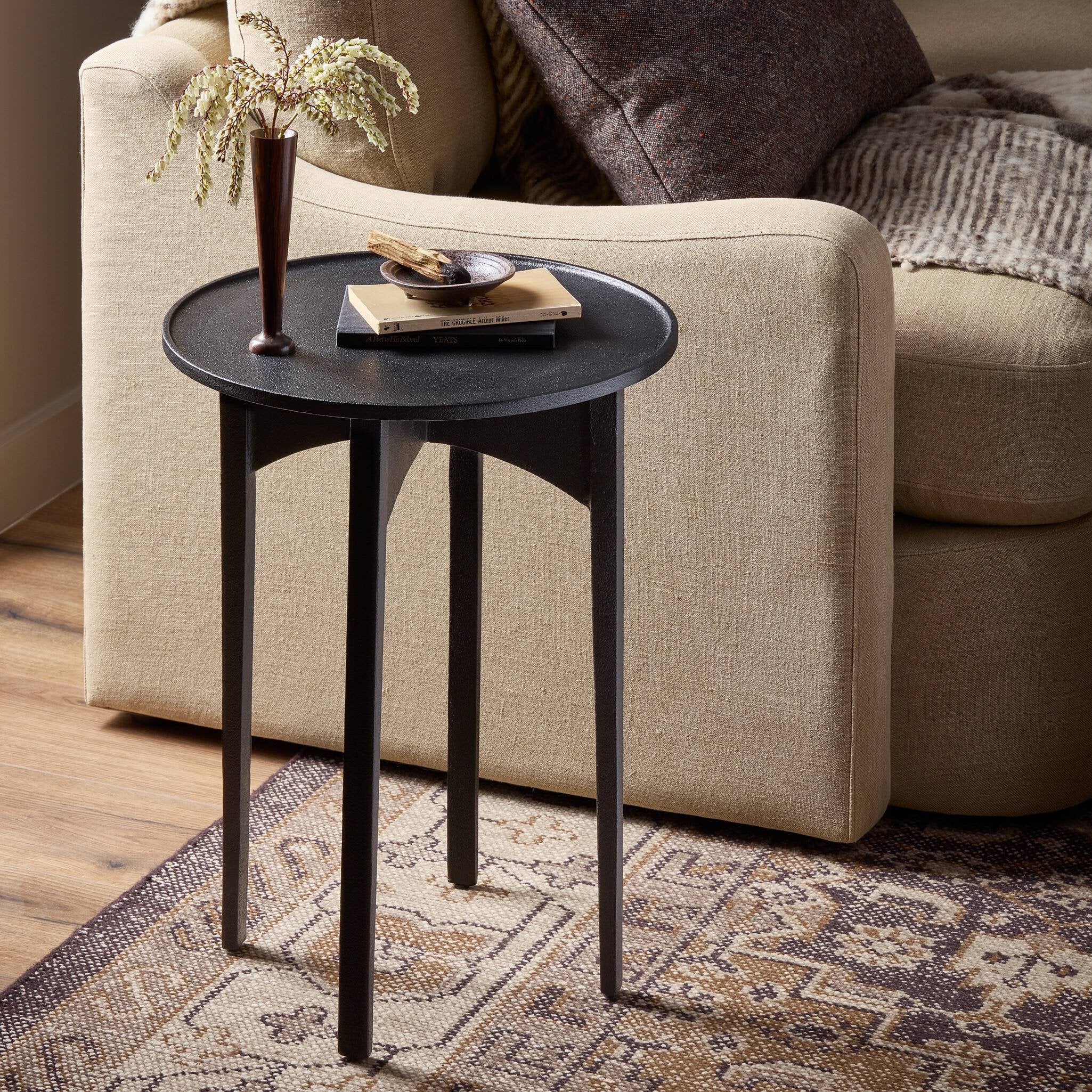 Mona End Table FURNITURE - end table Four Hands