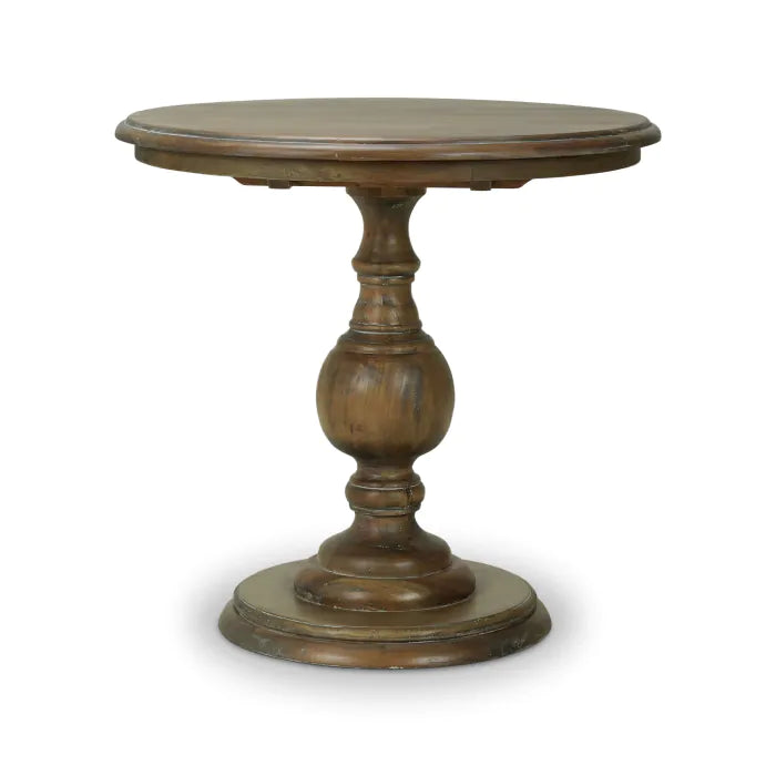 Grace Lamp Table 4 - a - FURNITURE - accent table - wood Bramble Straw Wash