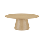 Ortega Coffee Table 4 - b - FURNITURE - coffee table - round Moe's Furniture Oak