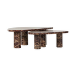 Zion Nesting Coffee Table Set 4 - a - FURNITURE - Coffee Table - Round Four Hands