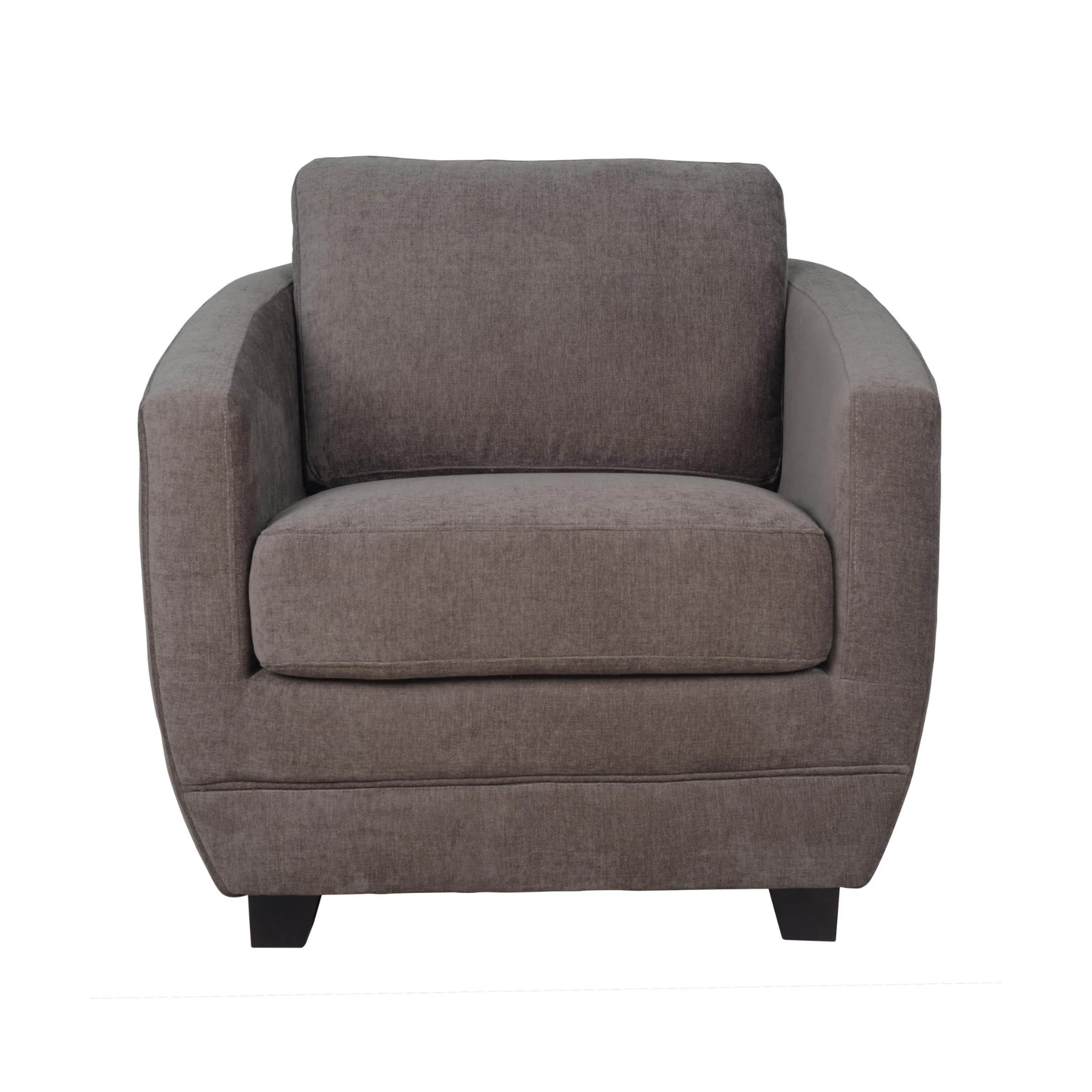 Baltimore Club Chair - Pecan Brown - Rug & Weave