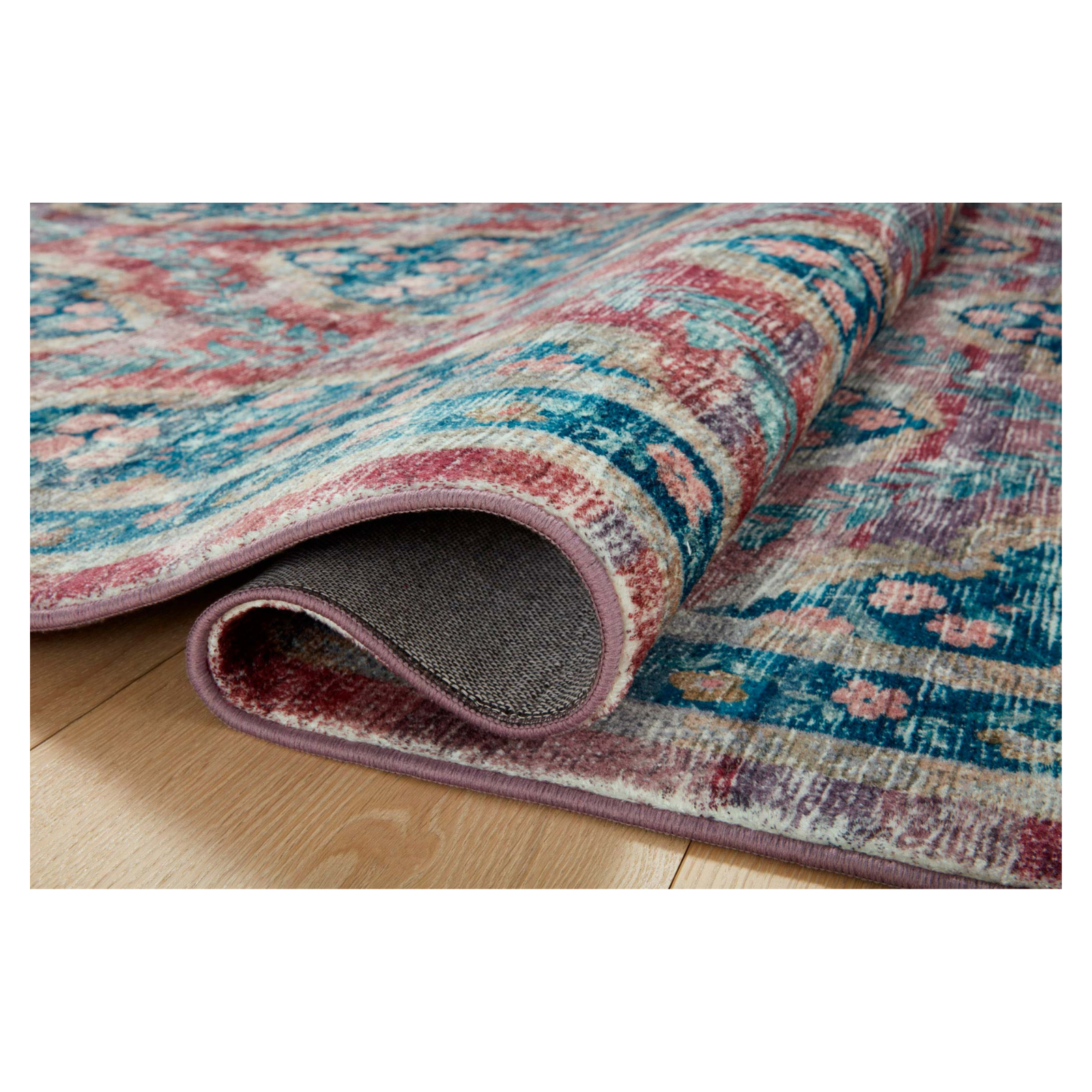 Rifle Paper Co. x Loloi Courtyard Chateau Red Rug 3-patterned rugs Loloi