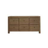 Reid 6 drawer Reclaimed Wood Sideboard 7 - FURNITURE - sideboard/cabinet Hauer Market Natural