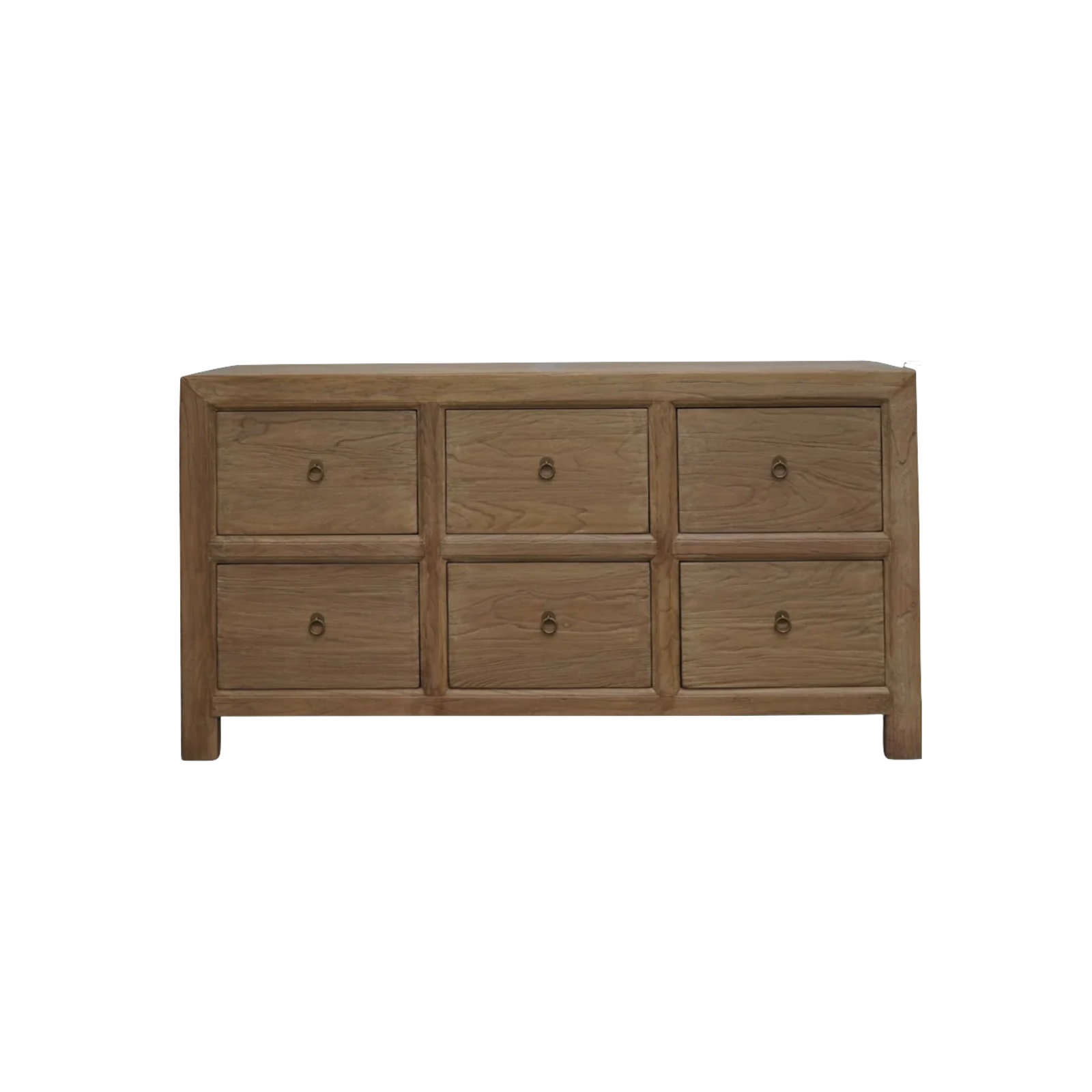Reid 6 drawer Reclaimed Wood Sideboard 7 - FURNITURE - sideboard/cabinet Hauer Market Natural