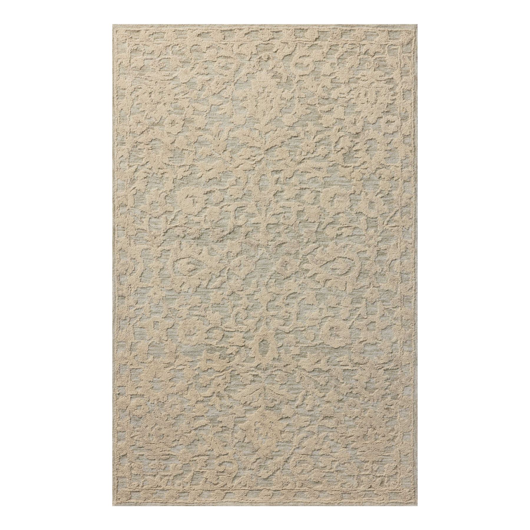 Loloi Prudence Sage / Ivory Rug Rugs Loloi