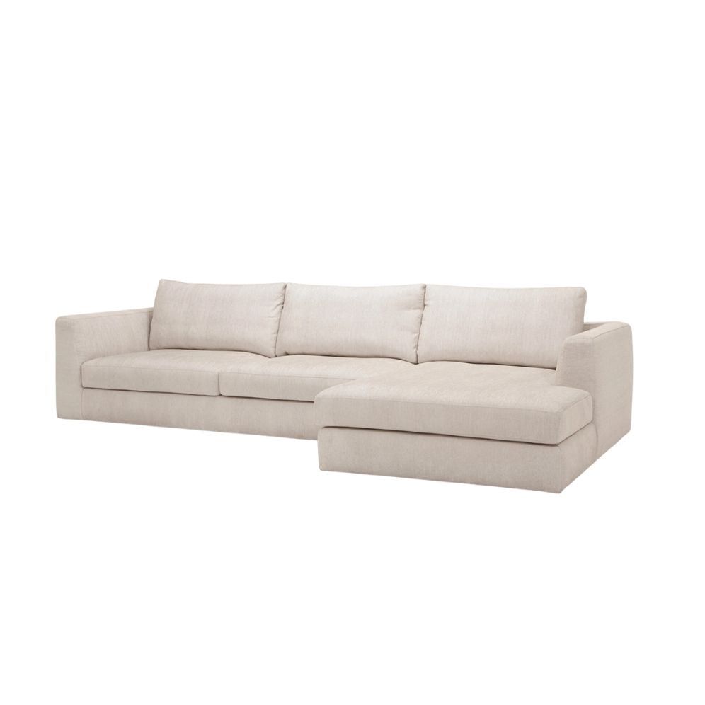 Cello Two-Piece Sectional with Right Arm Facing Chaise - Coda Beach 2 - a - FURNITURE - sectional EQ3