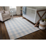 Marlby Tartan Lt. Blue Rug 0-rugs-wool Momeni