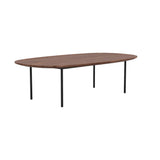 River Oval Coffee Table 4 - d - FURNITURE - coffee table - oval EQ3 Walnut