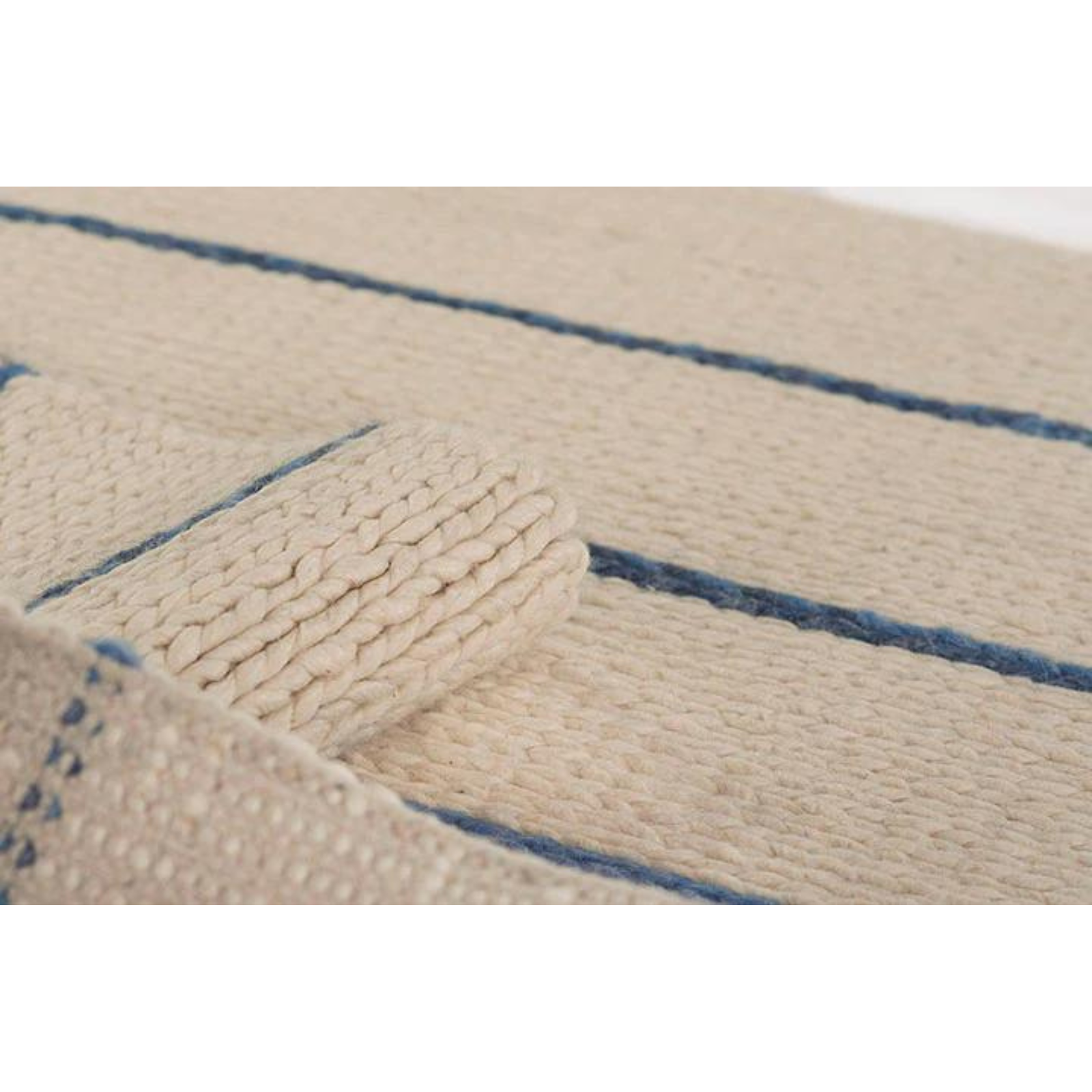 Strand Ivory / Blue Rug 0-rugs-wool Momeni