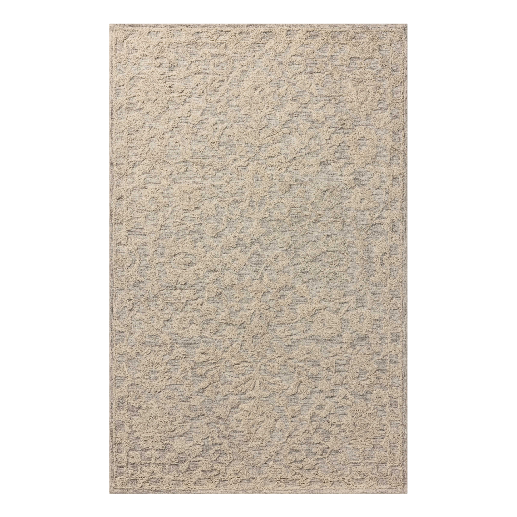 Loloi Prudence Mist / Ivory Rug Rugs Loloi