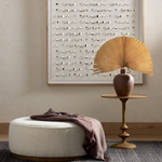 Sinclair Large Round Ottoman Ottomans Four Hands