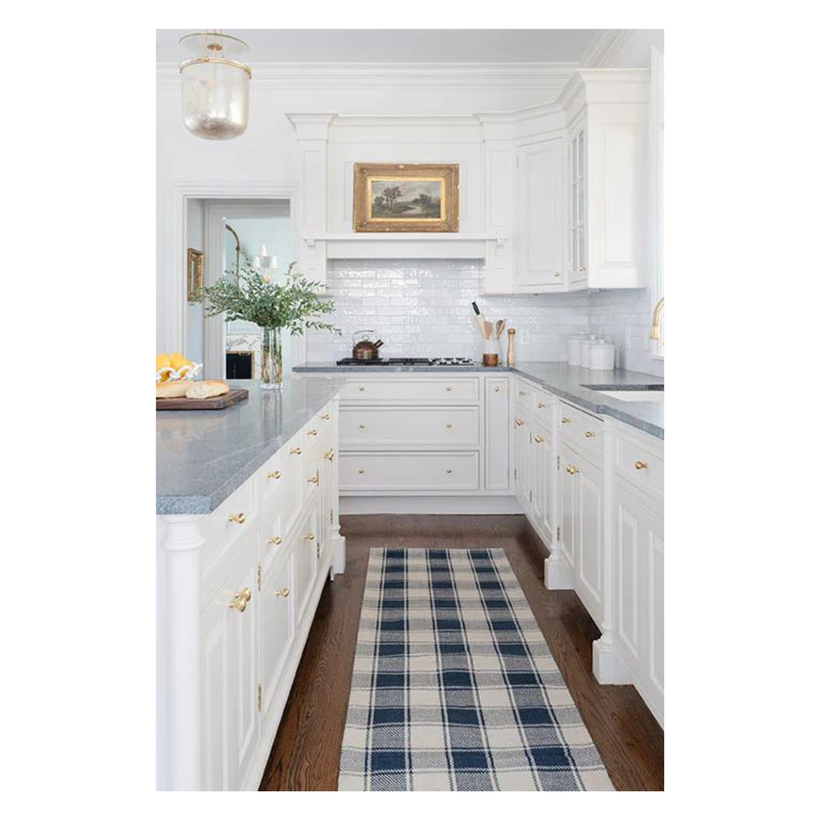 Marlby Tartan Navy Rug 0-rugs-wool Momeni