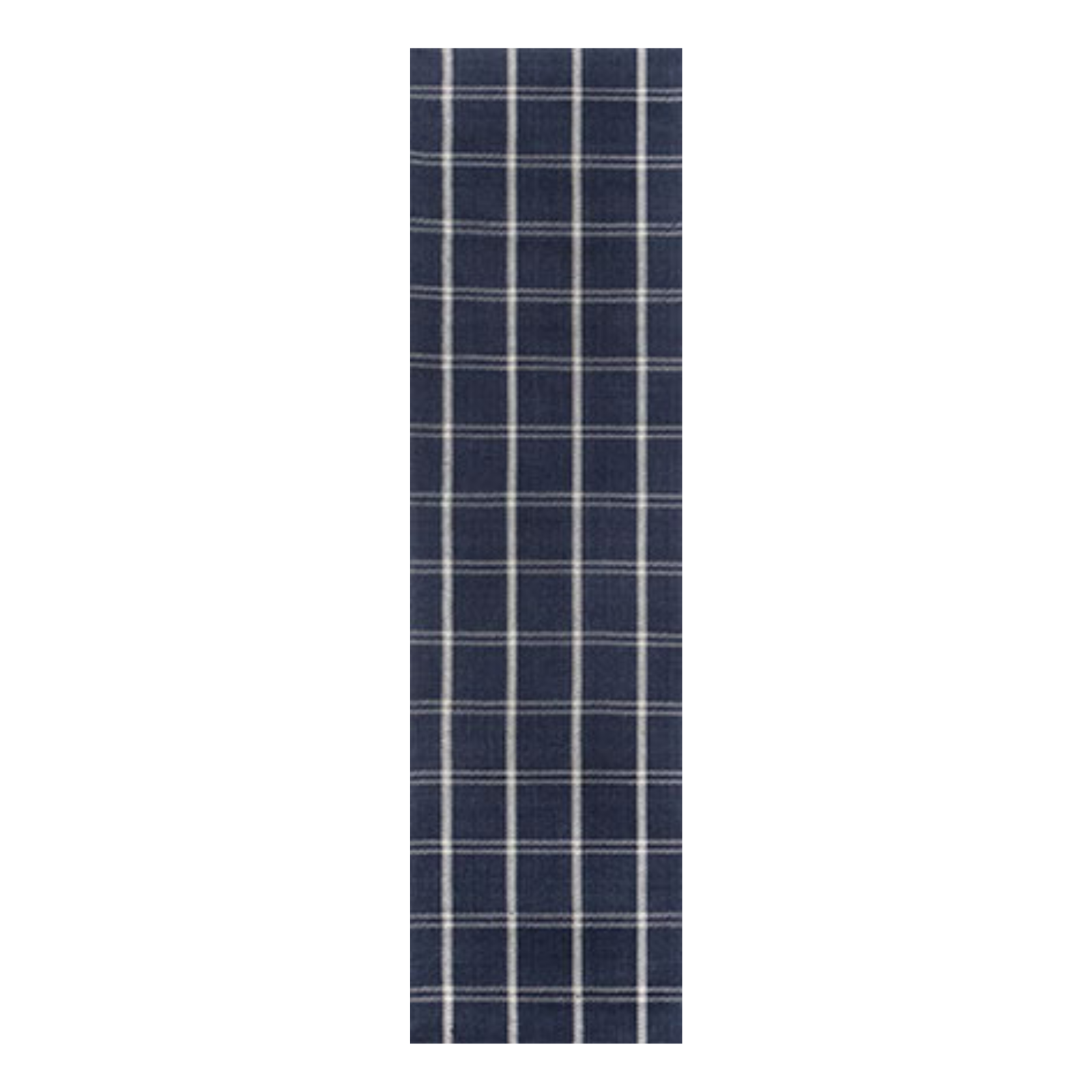 Marlby Plaid Navy Rug 0-rugs-wool Momeni