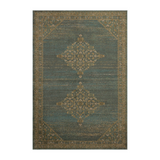 Magnolia Home by Joanna Gaines x Loloi Mona Aqua / Wheat Rug 0-RUGS-jute Loloi