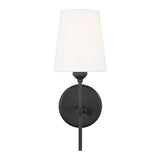 Baker One Light Wall Sconce LIGHTING - sconce Visual Comfort Midnight Black