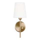 Baker One Light Wall Sconce LIGHTING - sconce Visual Comfort Satin Brass